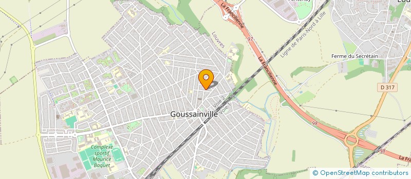 localisation de l'entreprise MONSIEUR WALID FERJANI  GOUSSAINVILLE