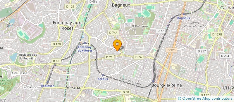 localisation de l'entreprise MONSIEUR WALID FROURA à FONTENAY-AUX-ROSES