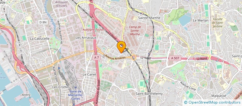 localisation de l'entreprise MONSIEUR WALID GARBAA à MARSEILLE