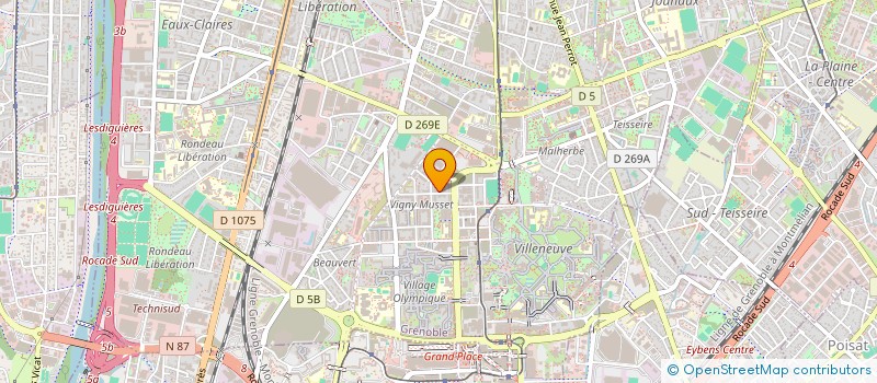 localisation de l'entreprise MONSIEUR WALID GHALMI à GRENOBLE