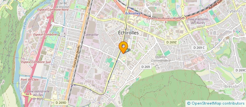 localisation de l'entreprise MONSIEUR WALID GHANEM à ECHIROLLES