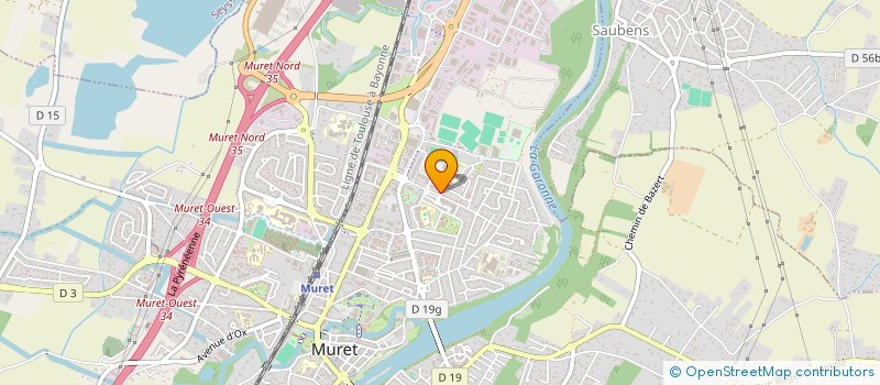 localisation de l'entreprise MONSIEUR WALID GHOBRINI  MURET