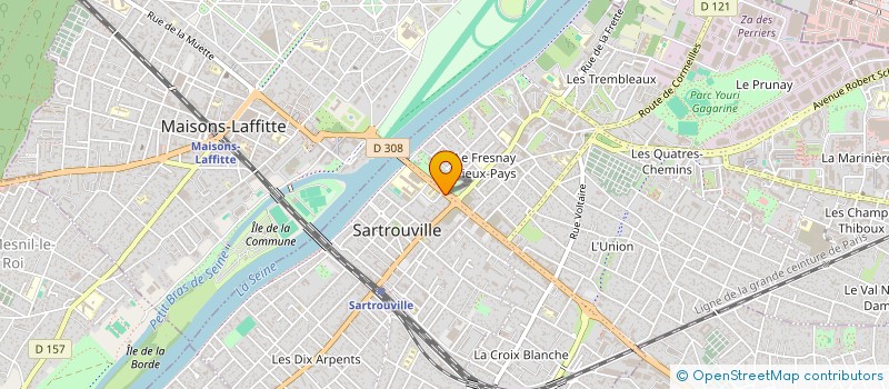 localisation de l'entreprise MONSIEUR WALID GUIZANI  SARTROUVILLE