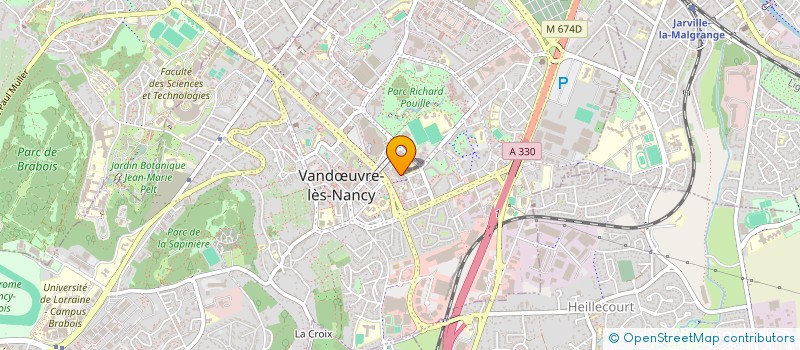 localisation de l'entreprise MONSIEUR WALID HADJ KADDOUR  VANDUVRE-LES-NANCY