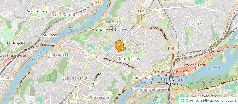 localisation de l'entreprise MONSIEUR WALID HAFFAF  CALUIRE ET CUIRE