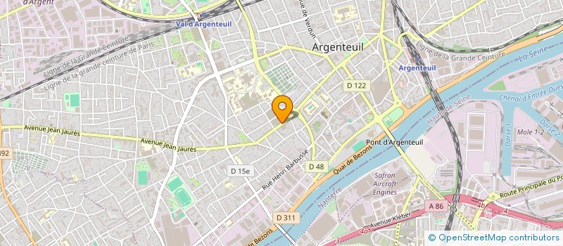 localisation de l'entreprise MONSIEUR WALID HAIDAR  ARGENTEUIL