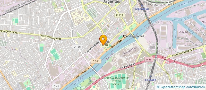 localisation de l'entreprise MONSIEUR WALID HAJI  ARGENTEUIL