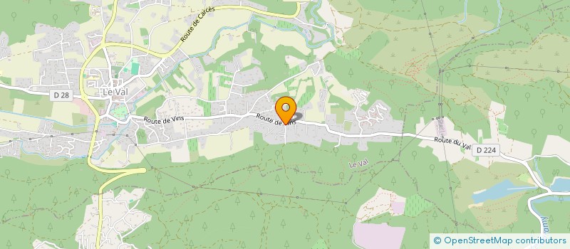 localisation de l'entreprise MONSIEUR WALID HAMANDA  LE VAL