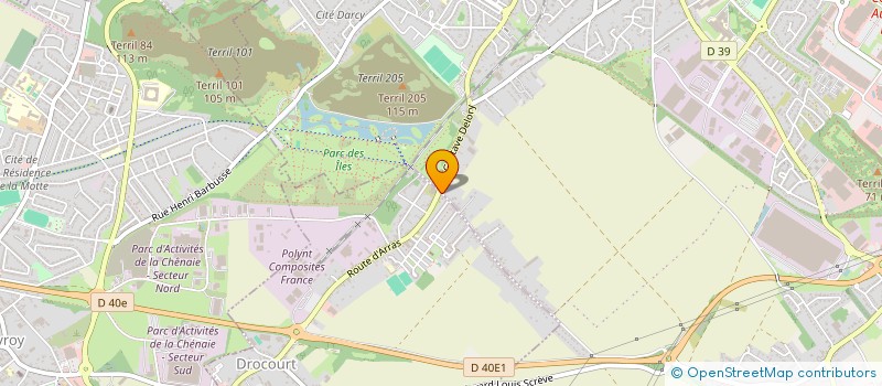 localisation de l'entreprise MONSIEUR WALID HAMIDI  DROCOURT