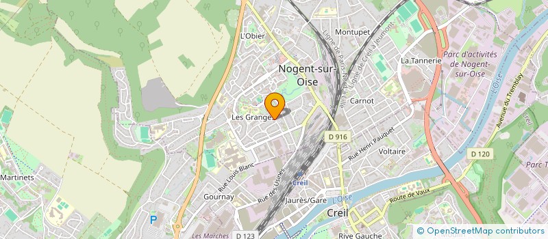 localisation de l'entreprise MONSIEUR WALID HANDOURA  NOGENT-SUR-OISE