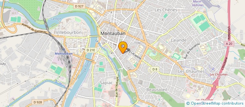 localisation de l'entreprise MONSIEUR WALID HASSINI  MONTAUBAN