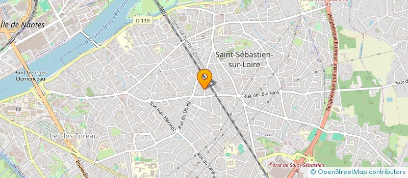 localisation de l'entreprise MONSIEUR WALID ISHAQ  SAINT-SEBASTIEN-SUR-LOIRE