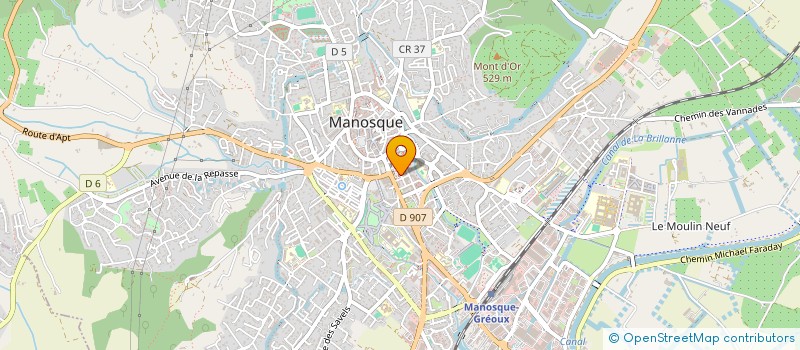 localisation de l'entreprise MONSIEUR WALID JAOUA à MANOSQUE