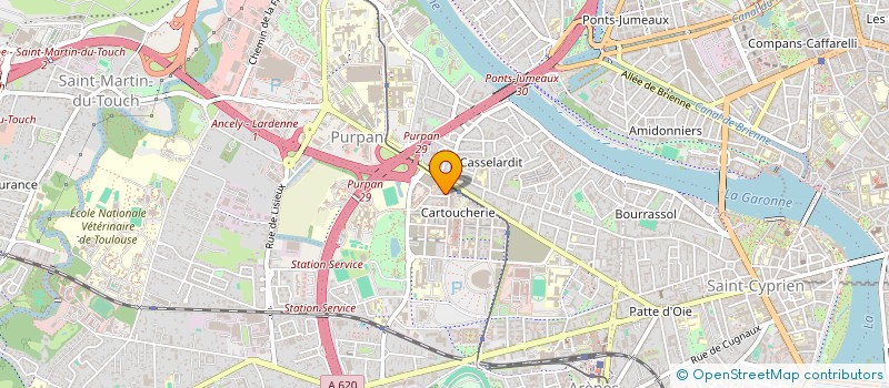 localisation de l'entreprise MONSIEUR WALID KABLOUTI  TOULOUSE