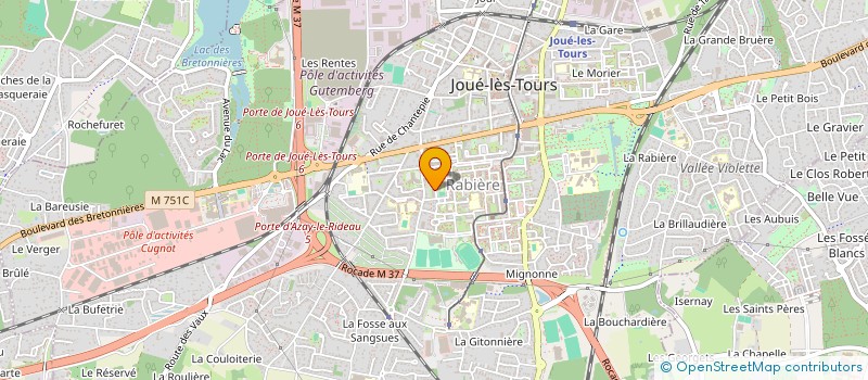 localisation de l'entreprise MONSIEUR WALID KADIRI  JOUE-LES-TOURS