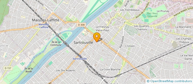 localisation de l'entreprise MONSIEUR WALID KANDIL  SARTROUVILLE