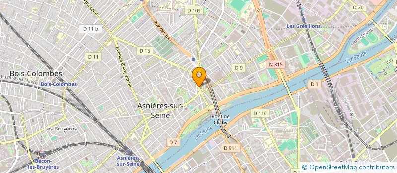 localisation de l'entreprise MONSIEUR WALID KANZARI  ASNIERES-SUR-SEINE