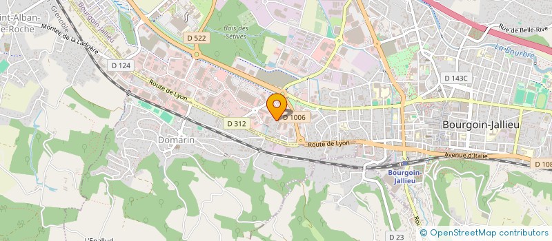 localisation de l'entreprise MONSIEUR WALID KERMICHE  BOURGOIN-JALLIEU