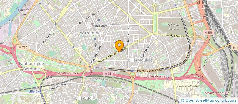 localisation de l'entreprise MONSIEUR WALID KHALED MOHAMED à LILLE