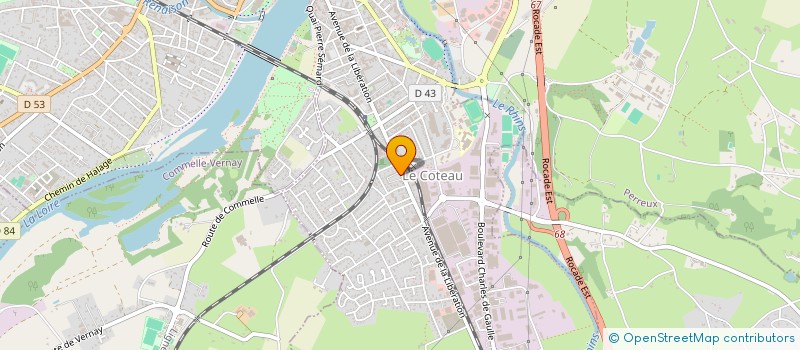 localisation de l'entreprise MONSIEUR WALID KHODJA  LE COTEAU