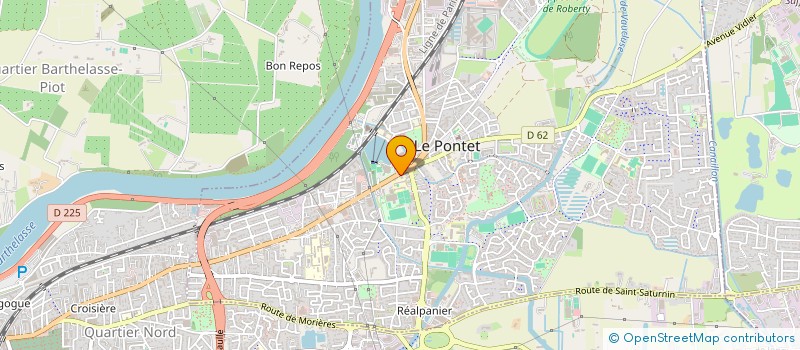 localisation de l'entreprise MONSIEUR WALID KHOUILED  LE PONTET