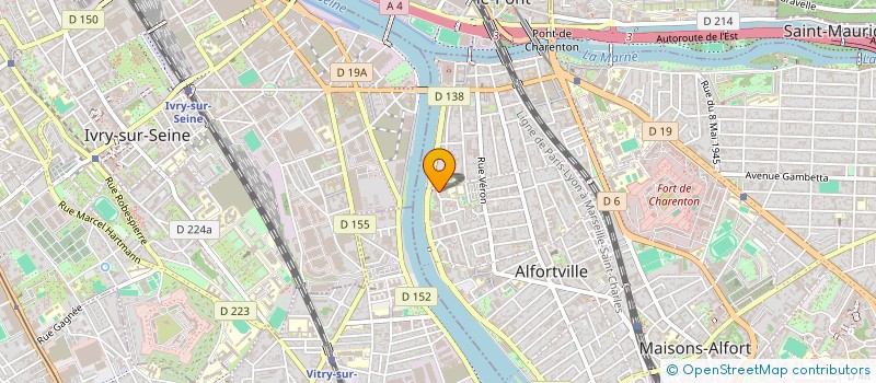 localisation de l'entreprise MONSIEUR WALID LAJNEF à ALFORTVILLE