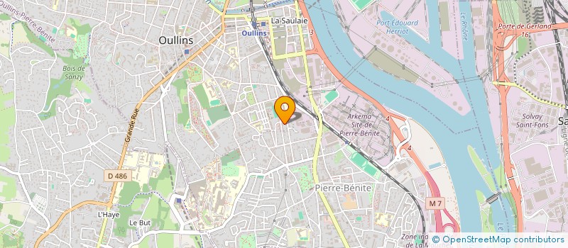 localisation de l'entreprise MONSIEUR WALID LAMARI  OULLINS-PIERRE-BENITE