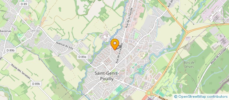 localisation de l'entreprise MONSIEUR WALID LEBBAR  SAINT-GENIS-POUILLY