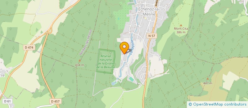 localisation de l'entreprise MONSIEUR WALID LKAIDI  ECHENOZ-LA-MELINE