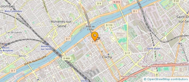 localisation de l'entreprise MONSIEUR WALID LYACINI à CLICHY