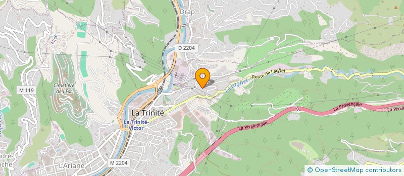localisation de l'entreprise MONSIEUR WALID M SAKNI à LA TRINITE