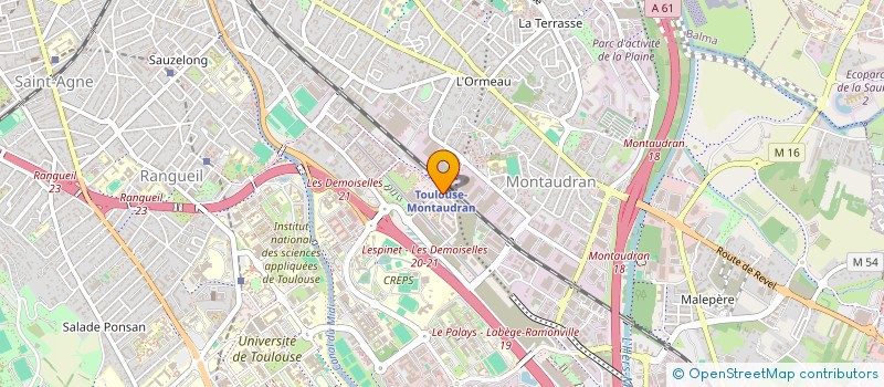 localisation de l'entreprise MONSIEUR WALID MAAMAR KERMEZLI  TOULOUSE