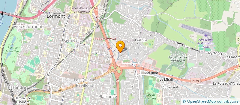 localisation de l'entreprise MONSIEUR WALID MEDDAHI  ARTIGUES-PRES-BORDEAUX