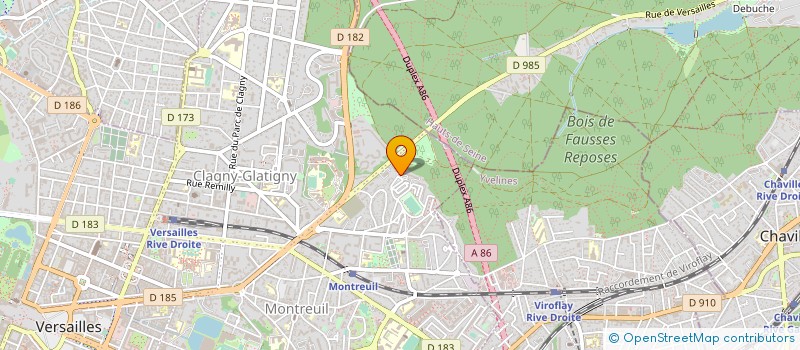 localisation de l'entreprise MONSIEUR WALID MEGHLAOUI à VERSAILLES