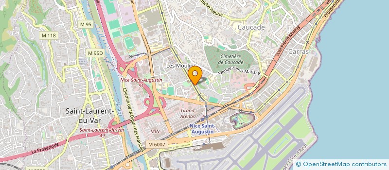 localisation de l'entreprise MONSIEUR WALID MELAHA  NICE