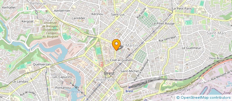 localisation de l'entreprise MONSIEUR WALID MELIANE à BREST
