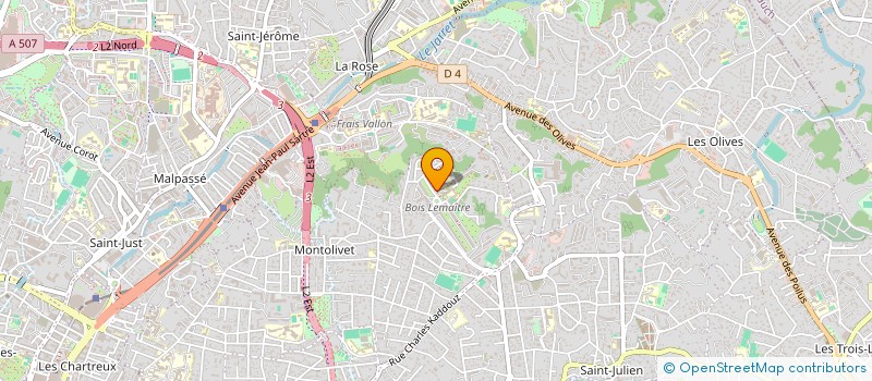localisation de l'entreprise MONSIEUR WALID MENAA  MARSEILLE