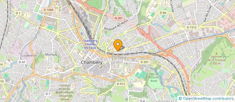 localisation de l'entreprise MONSIEUR WALID MENASRIA  CHAMBERY