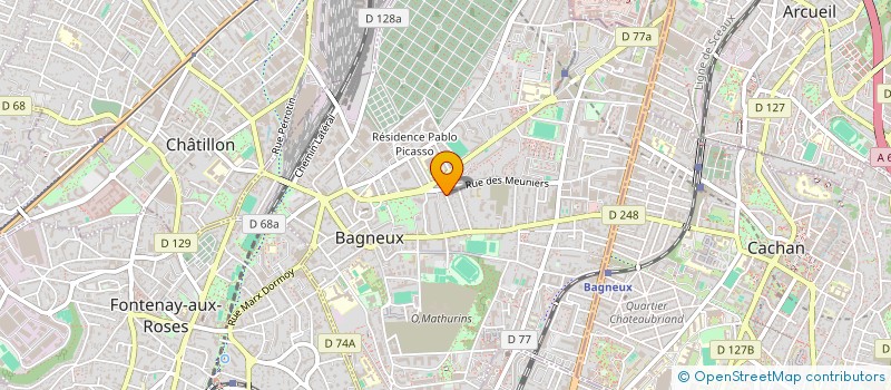 localisation de l'entreprise MONSIEUR WALID MESTARI à BAGNEUX