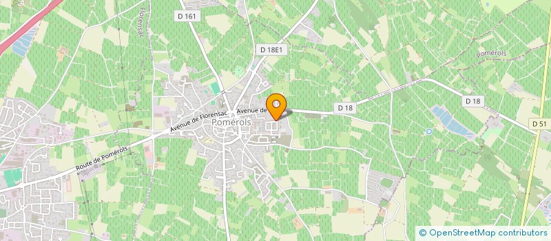 localisation de l'entreprise MONSIEUR WALID METIR  POMEROLS