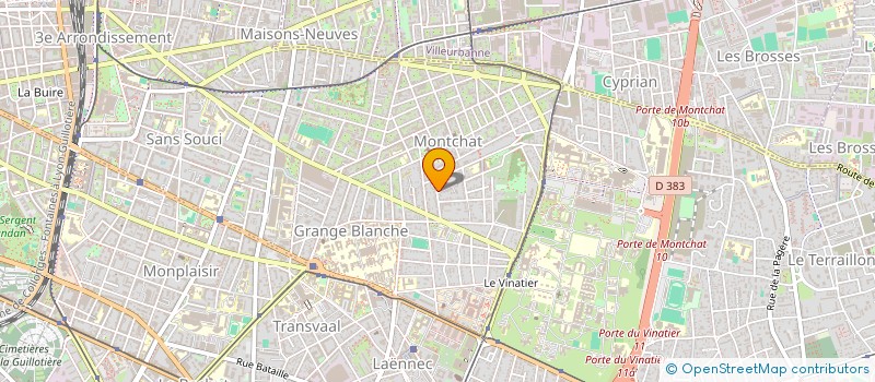 localisation de l'entreprise MONSIEUR WALID MHADHEBI  LYON