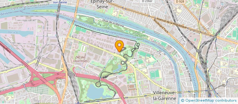 localisation de l'entreprise MONSIEUR WALID MORSI  VILLENEUVE-LA-GARENNE