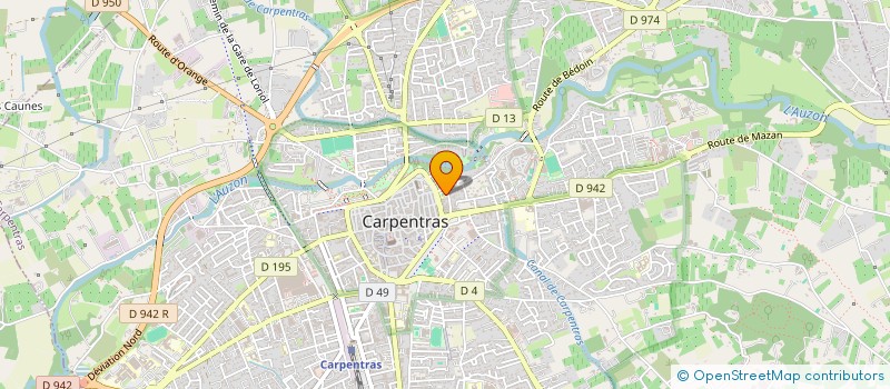 localisation de l'entreprise MONSIEUR WALID MOUSSAOUY à CARPENTRAS