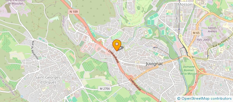 localisation de l'entreprise MONSIEUR WALID MOUZOUN  MONTPELLIER