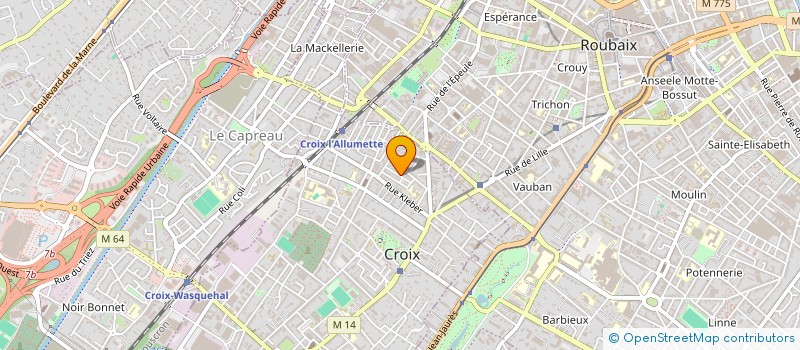 localisation de l'entreprise MONSIEUR WALID NACHIT  CROIX