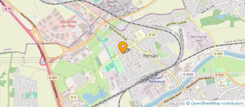 localisation de l'entreprise MONSIEUR WALID NOUIRA SGHIR  PERSAN