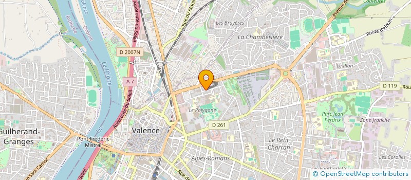 localisation de l'entreprise MONSIEUR WALID OMRI  VALENCE