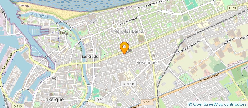 localisation de l'entreprise MONSIEUR WALID OUADIH  DUNKERQUE