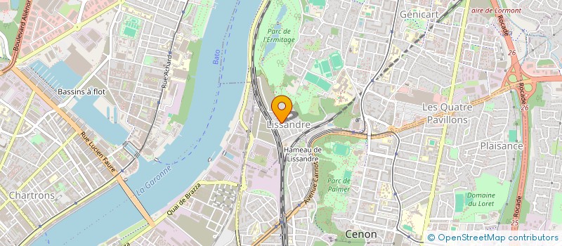 localisation de l'entreprise MONSIEUR WALID OUAHABI  LORMONT