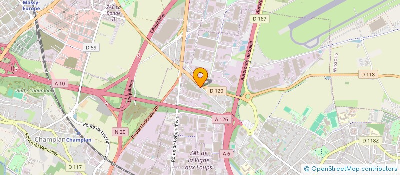 localisation de l'entreprise MONSIEUR WALID OUFINI à CHILLY-MAZARIN